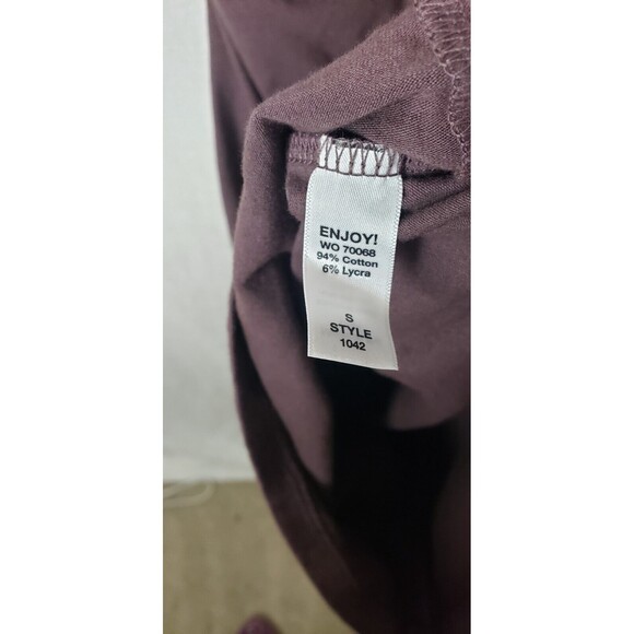 Michael Stars Dress Small Bodycon Brown Ruched Copper Metallic Trim USA Sexy - Picture 7 of 11